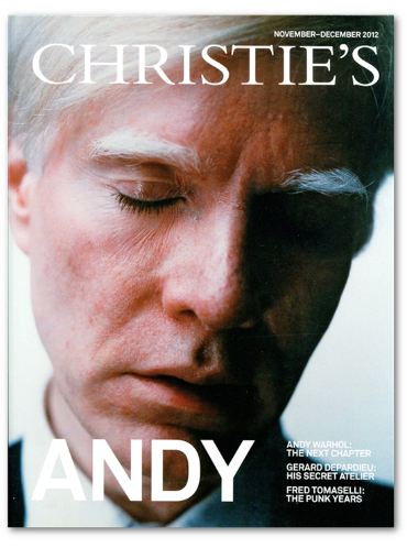 [중고] Christie&#039;s Andy Nov-Dec 2012 Andy Warhol: The Next Chapter