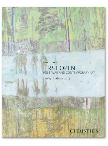 [중고] Christies March 2013 First Open Post-War &amp; Contemporary Art